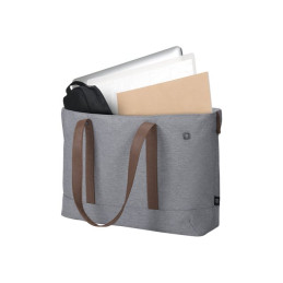 DICOTA Eco Motion - Sac à bandoulière pour ordinateur portable - 13" - 14.1" - gris (D31978-RPET)_1