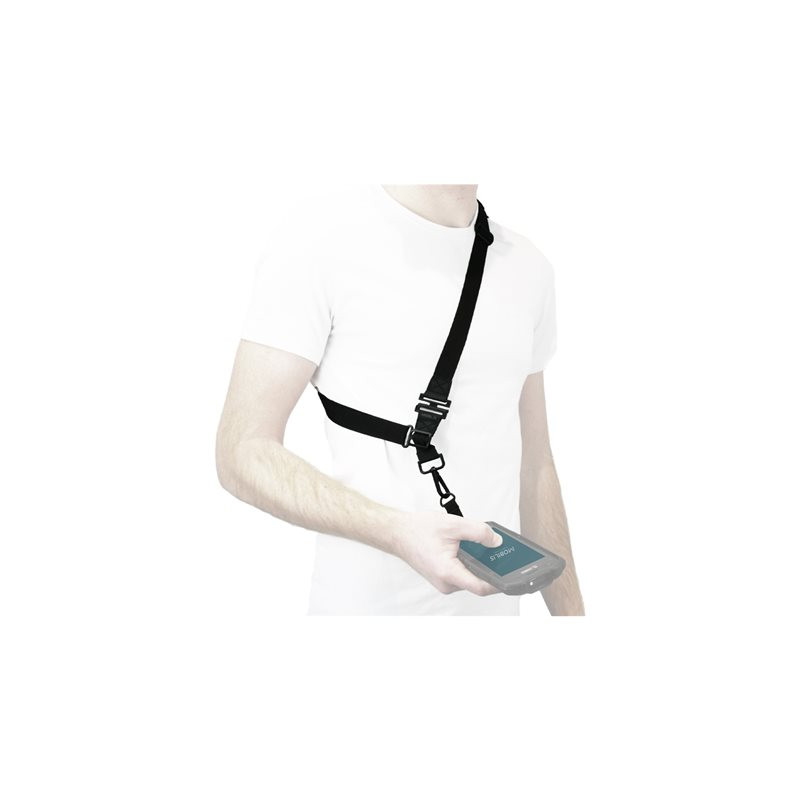 Mobilis - Bandoulière - universel, avec crochet textile, 1 point d'attache - noir (001084)_1