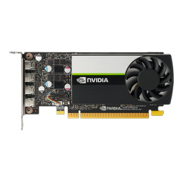 NVIDIA T1000 - Carte graphique - T1000 - 4 Go GDDR6 - PCIe 3.0 x16 profil bas - 4 x Mini DisplayPort (VCNT1000-PB)_4