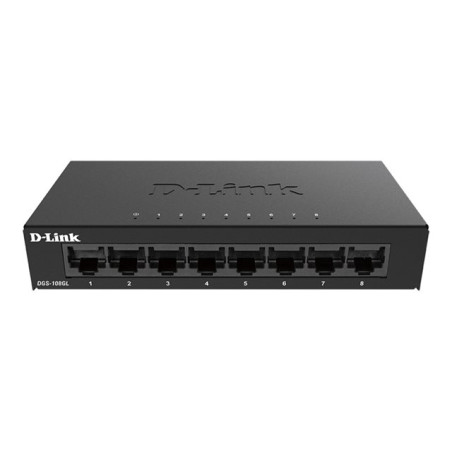 D-Link DGS 108GL - Commutateur - non géré - 8 x 10 - 100 - 1000 - de bureau (DGS-108GL/E)_1