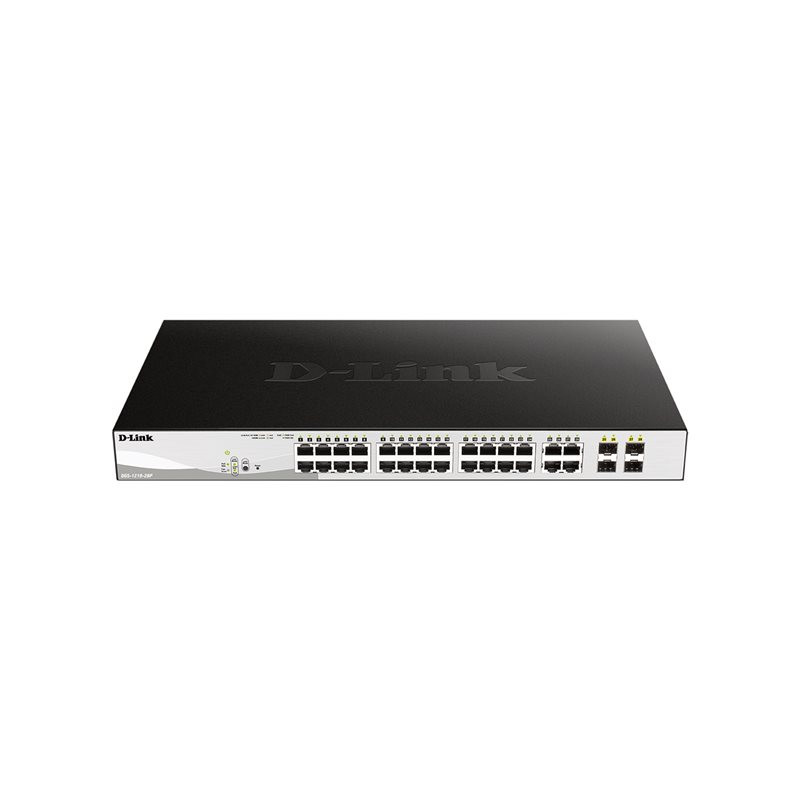 D-Link Web Smart DGS-1210-28P - Commutateur - C3 - Géré - 24 x 10 - 100 - 1000 (PoE) + 4 x Giga... (DGS-1210-28P/E)_1