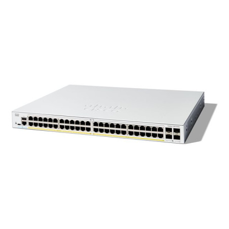 Cisco Catalyst 1200-48P-4X - Commutateur - C3 - intelligent - 48 x 10 - 100 - 1000 (PoE+) + 4 x 1... (C1200-48P-4X)_1