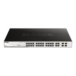 D-Link DGS 1210-28MP - Commutateur - intelligent - 24 x 10 - 100 - 1000 (PoE+) + 4 x combo Gig... (DGS-1210-28MP/E)_1