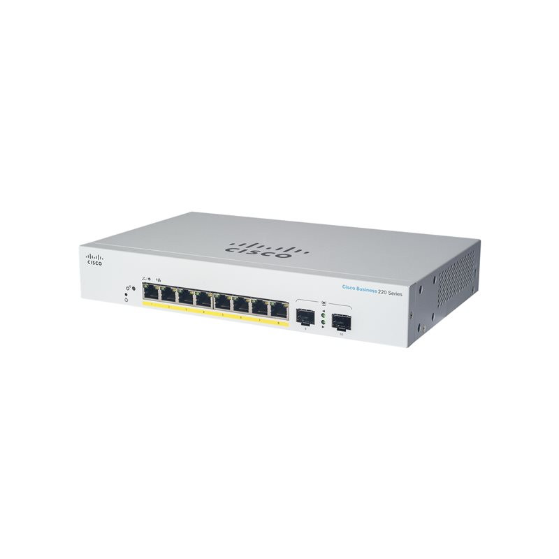 Cisco Business 220 Series CBS220-8T-E-2G - Commutateur - intelligent - 8 x 10 - 100 - 1000 +... (CBS220-8T-E-2G-EU)_1