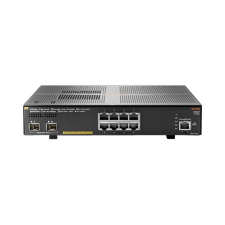 HPE Aruba 2930F 8G PoE+ 2SFP+ - Commutateur - C3 - Géré - 8 x 10 - 100 - 1000 (PoE+) + 2 x 1 gigabit... (JL258AABB)_1