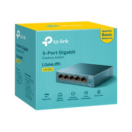 TP-Link LiteWave - Commutateur - non géré - 5 x 10 - 100 - 1000 - de bureau - AC 220 V (LS105G)_3