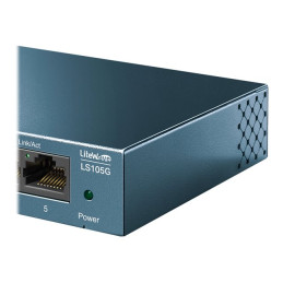 TP-Link LiteWave - Commutateur - non géré - 5 x 10 - 100 - 1000 - de bureau - AC 220 V (LS105G)_4