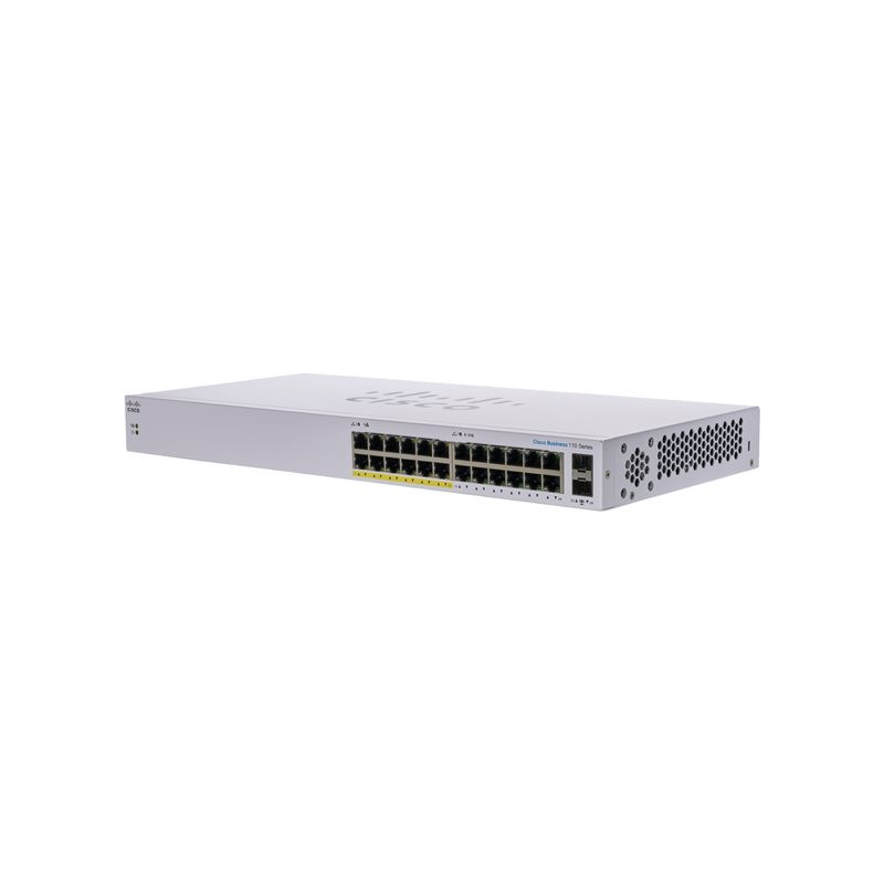 Cisco Business 110 Series 110-24PP - Commutateur - non géré - 12 x 10 - 100 - 1000 (PoE) + 12 x... (CBS110-24PP-EU)_1