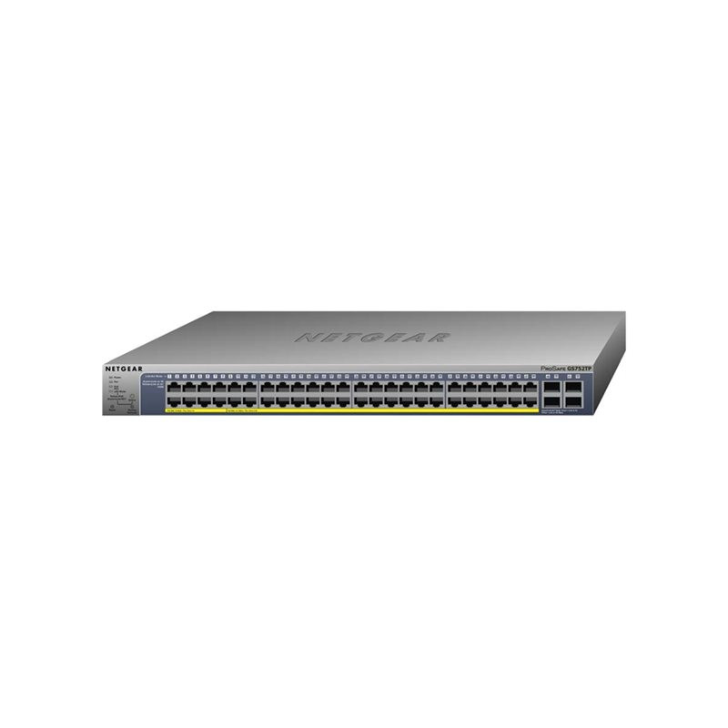 NETGEAR Smart GS752TP - Commutateur - L3 Lite - intelligent - 8 x 10 - 100 - 1000 (PoE+) + 40 x... (GS752TP-300EUS)_1