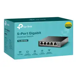 TP-Link - Commutateur - 5 x 10 - 100 - 1000 - de bureau (TL-SG105S)_3