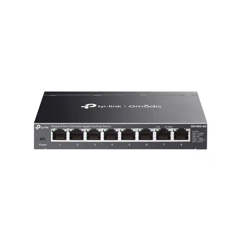 TP-Link Omada V1.6 - Commutateur - non géré - 8 x 2.5GBase-T - de bureau, fixation murale (DS108G-M2)_1