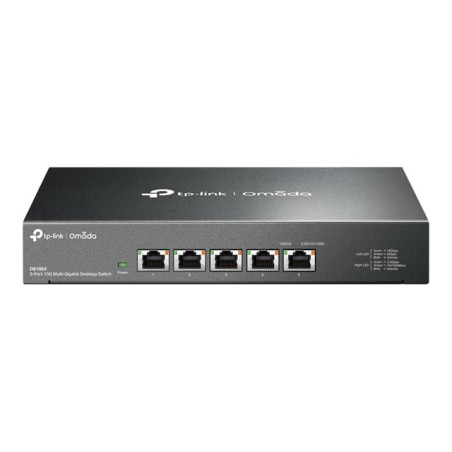 TP-Link Omada V1 - Commutateur - non géré - 5 x 100 - 1000 - 2.5G - 5G - 10GBase-T - de bureau, fixatio... (DS105X)_1