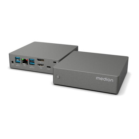 Mini PC MEDION S06 MD35444 i5-1334U Intel Iris Xe Graphics Sans OS Boîtier compact avec support VESA (10026044)_1