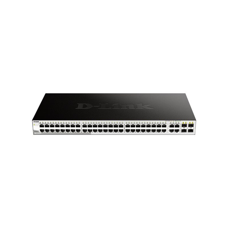D-Link DGS 1210-52 - Commutateur - 48 x 10 - 100 - 1000 + 4 x SFP - de bureau, Montable sur rack... (DGS-1210-52/E)_1