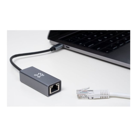 XtremeMac - Adaptateur réseau - USB-C - Gigabit Ethernet - argent pomme (XWH-ACE-13)_1
