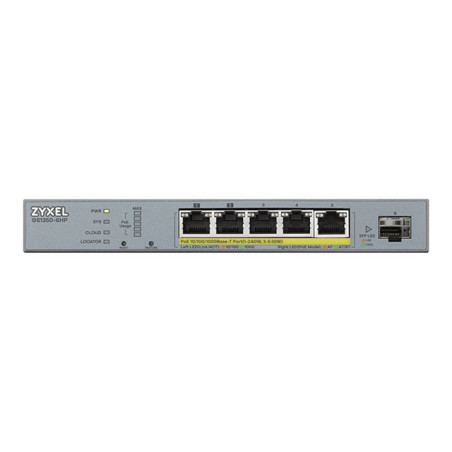 Zyxel GS1350-6HP - Commutateur - intelligent - 5 x 10 - 100 - 1000 (PoE+) + 1 x Gigabit SFP... (GS1350-6HP-EU0101F)_1