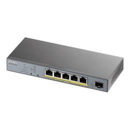 Zyxel GS1350-6HP - Commutateur - intelligent - 5 x 10 - 100 - 1000 (PoE+) + 1 x Gigabit SFP... (GS1350-6HP-EU0101F)_3