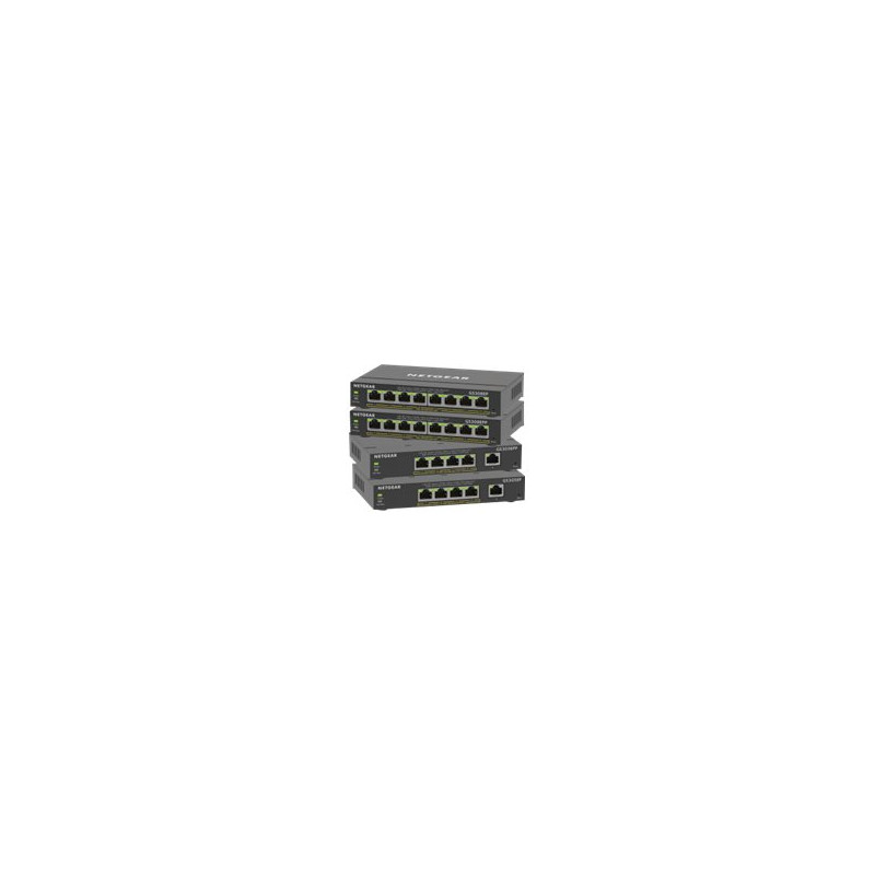 NETGEAR Plus GS305EP - Commutateur - intelligent - 5 x 10 - 100 - 1000 (4 PoE+) - de bureau, fi... (GS305EP-100PES)_1