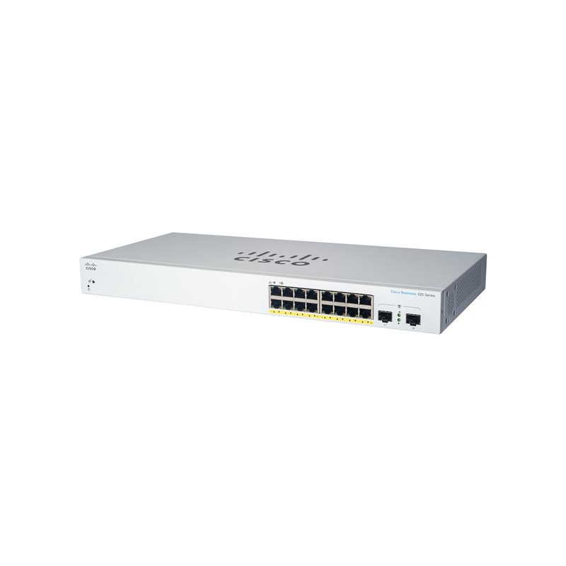 Cisco Business 220 Series CBS220-16T-2G - Commutateur - intelligent - 16 x 10 - 100 - 1000 + ... (CBS220-16T-2G-EU)_1