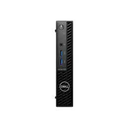 Dell OptiPlex 3000 - Micro - Core i5 12500T - 2 GHz - RAM 8 Go - SSD 256 Go - NVMe, Class 35 - UHD Graphics 7... (M1X5W)_2