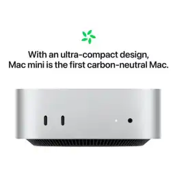 Apple Mac mini - M4 jusqu'à - RAM 16 Go - SSD 256 Go - Apple M4 10-core - Gigabit Ethernet, IEEE 802... (MU9D3FN/A)_5